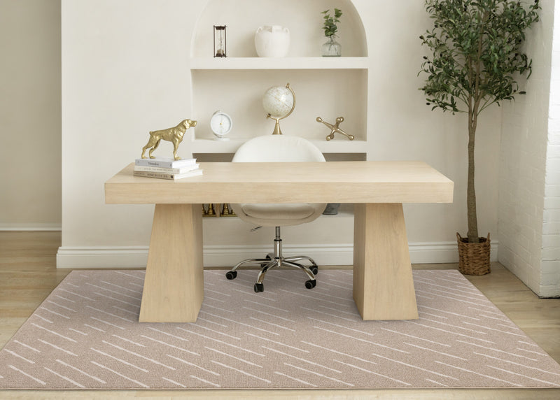 Tapis Covington a design pluie, 5'3\" x 7'7\"