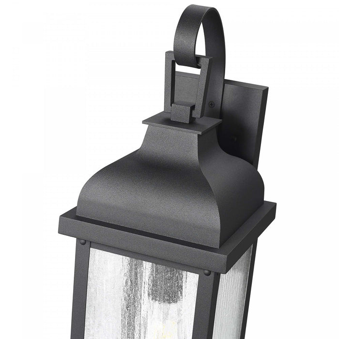 Applique Murale D’exterieur A 1 lampe Madrid De 17,5 po, Noire