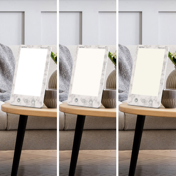 Lampe de luminothérapie Happylight Luxe de Verilux - marbre