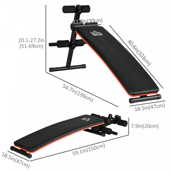 Soozier Banc D'exercice Entrainement Support Reglable Pliable Pour L'exercice De Gym A Domicile, Noir
