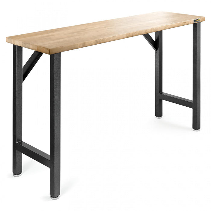 Établi modulaire de 66,5 po de largeur en bois franc de Gladiator - granite martelé