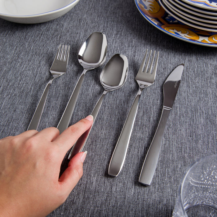 Ensemble De Couverts En Acier Inoxydable Italien Arimi Bianca, 20 Pieces - Service Pour 4