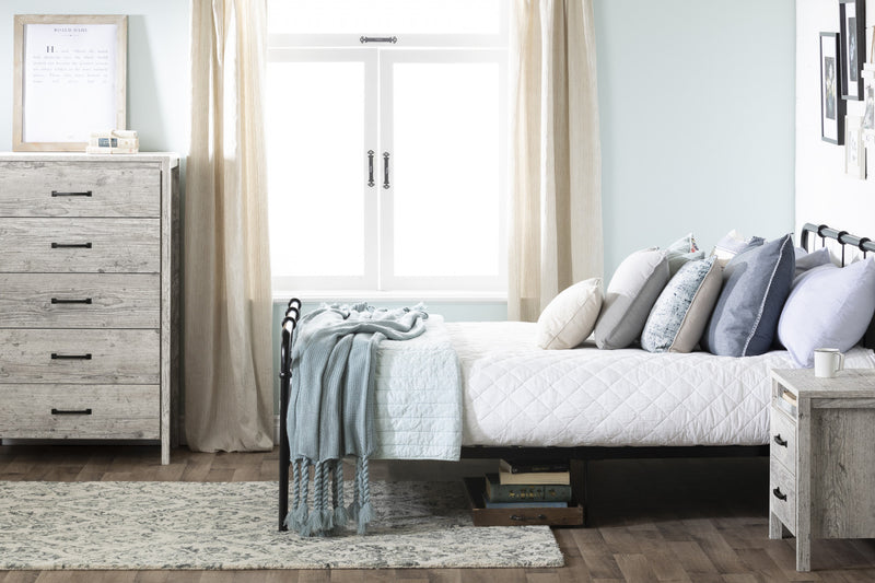 Gravity Table De Chevet 2 Tiroirs - Pin Bord De Mer