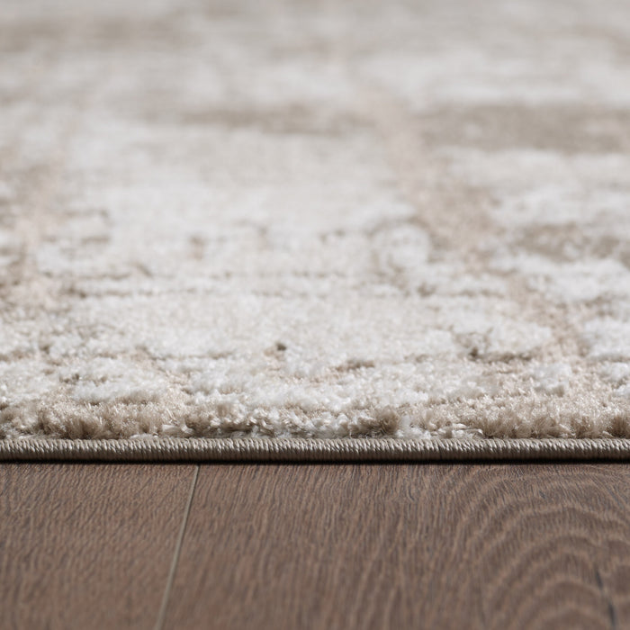 Carpette Darius multicolore à motif rustique - 6 pi 7 po x 9 pi 6 po