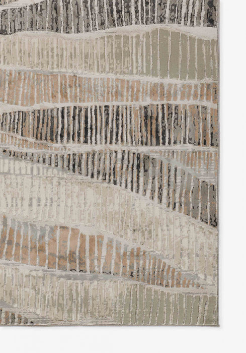 Tapis Contemporain Briar 2'2\" x 7'7\" en Gris