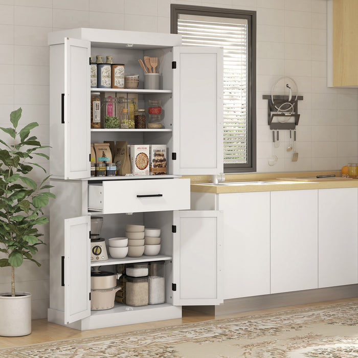 HOMCOM Armoire de rangement pour garde-manger de cuisine de 72 po de haut
