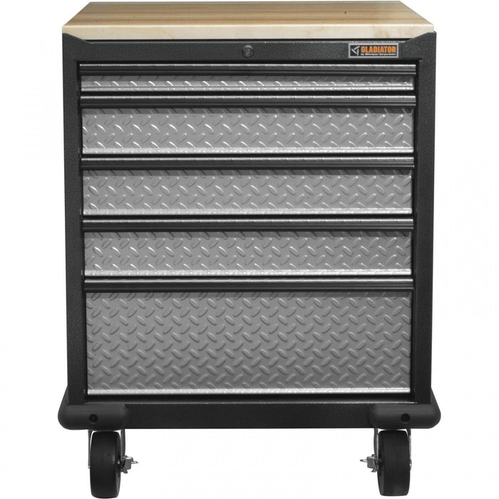 Tiroir GearDrawer de série Premier de Gladiator - bande de roulement argentée