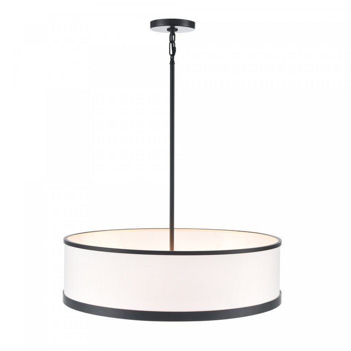 Lustre A 4 lampes High Street De 24 po, Noir