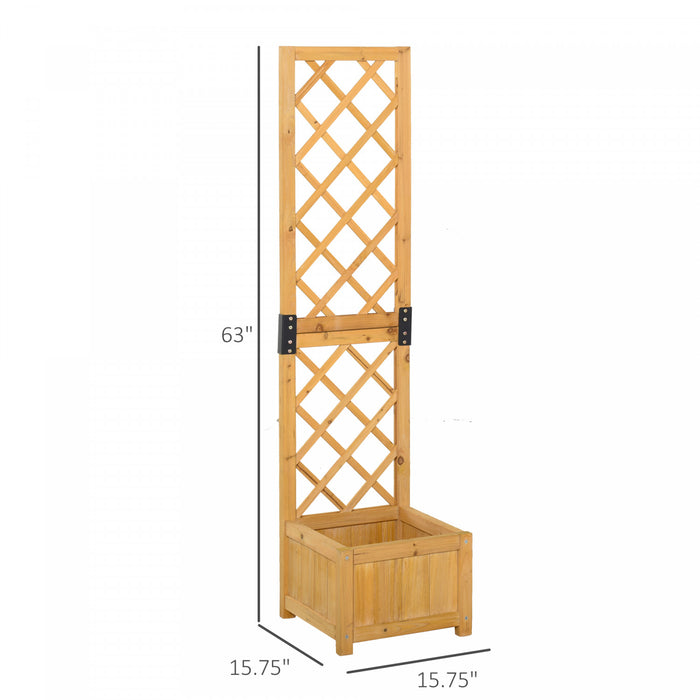 Outsunny Lot De 2 Lits De Jardin Sureleves Avec Panneaux En Treillis Pour Support De Fleurs En Treillis Pour Plantes, Fleurs Ou Vigne Exterieur Interieur, Orange