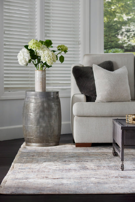 Tapis Traditionnel Malia 5'0\" x 7'9\" en Bleu