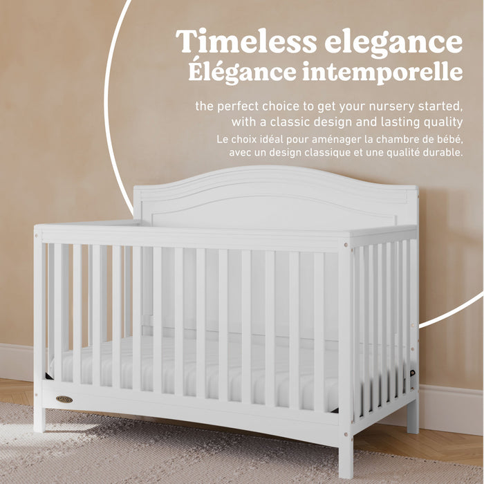 Graco Paris Lit de bebe convertible 4-en-1 - Blanc