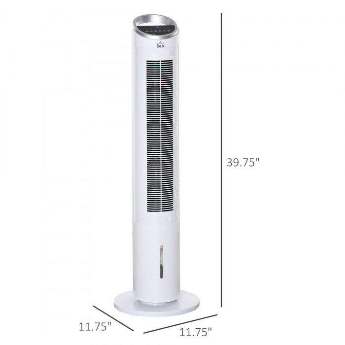 Homcom Ventilateur De Refroidisseur D'air Evaporatif Portable A 3 Modes