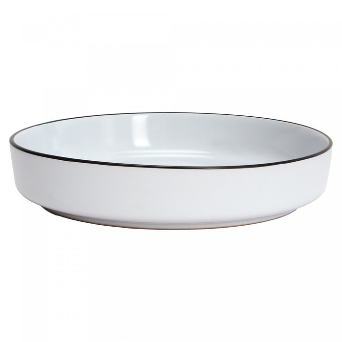 Cena Home Ensemble de 4 Bols a Soupe ou Pates, Style Bistro en Gres de 20 cm