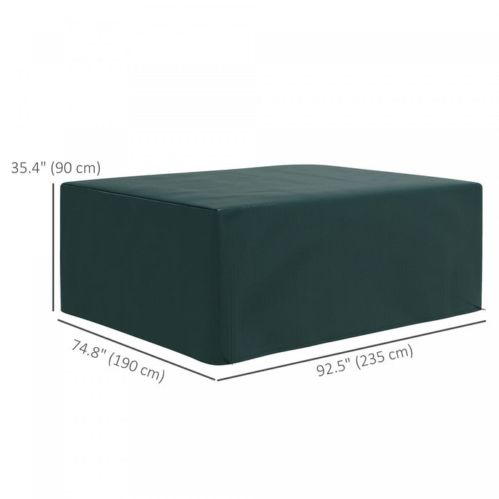 Outsunny Housse De Meubles De Terrasse Impermeable, Housse D'exterieur
