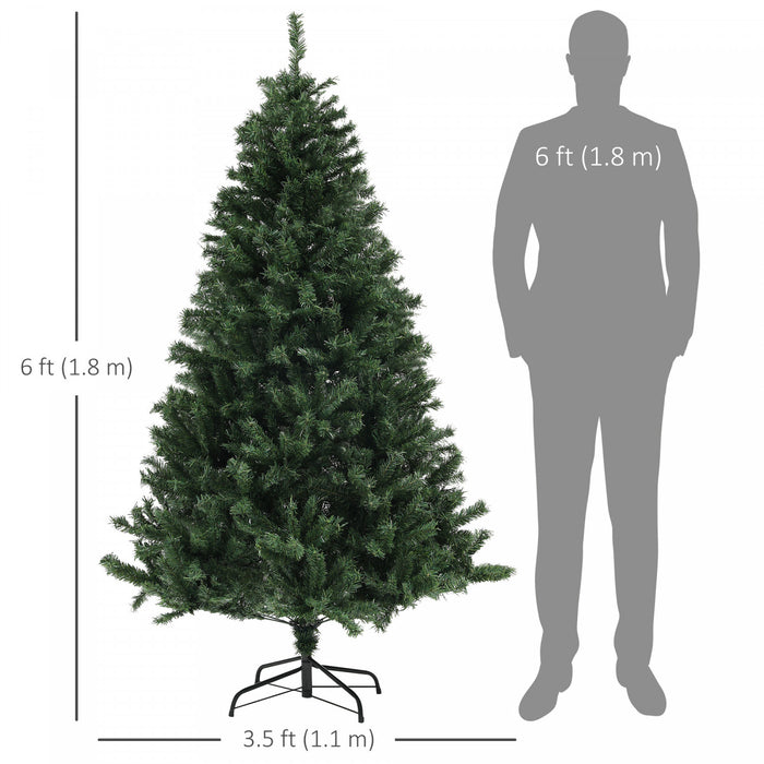 Homcom Sapin De Noel Artificiel De 9 Pieds Avec Ouverture Automatique, Vert
