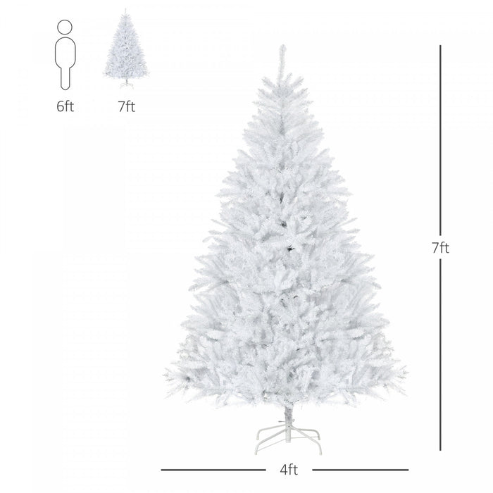 Homcom Arbre De Noel Artificiel De 7 Pieds Avec 1823 Branches