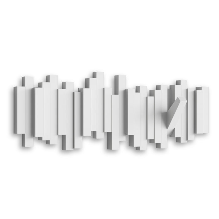 Portemanteau mural moderne Sticks de Umbra - blanc