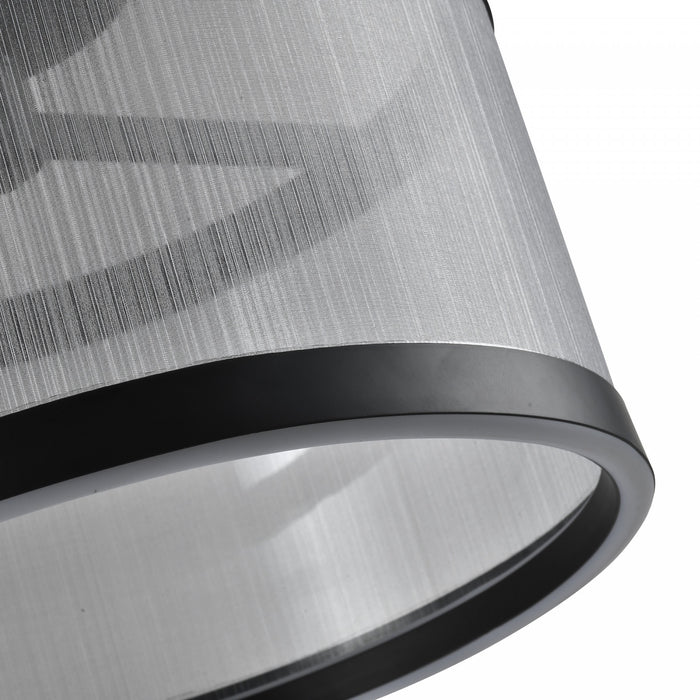 Plafonnier Semi-encastre A Del Integrees Cora, Argent