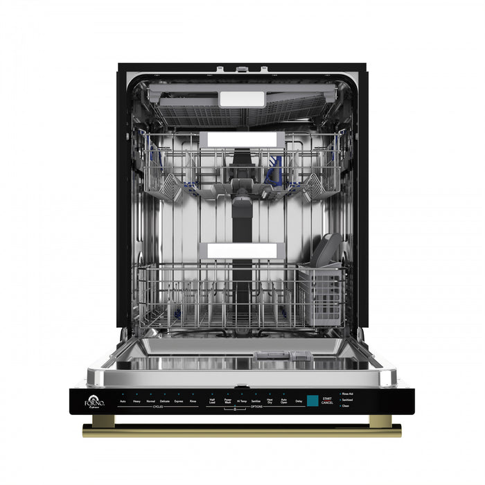Lave-vaisselle Stella de 24 po, cuve haute, noir resistant aux traces, 44 dBA – FDWBI8010-24BLK