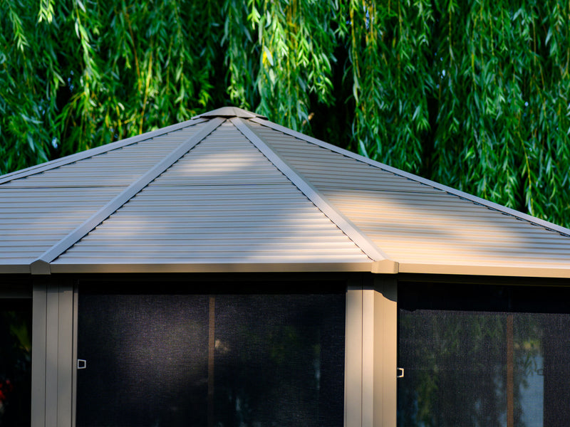 Gazebo Penguin Florence - Solarium 12x15 Toit d'acier