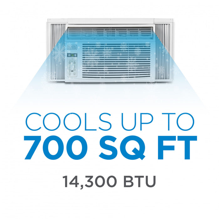 Climatiseur de fenêtre Black+Decker de 14 300 BTU - BD145WT6