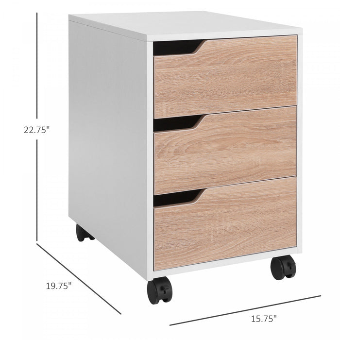 Homcom Classeur 3 Tiroirs