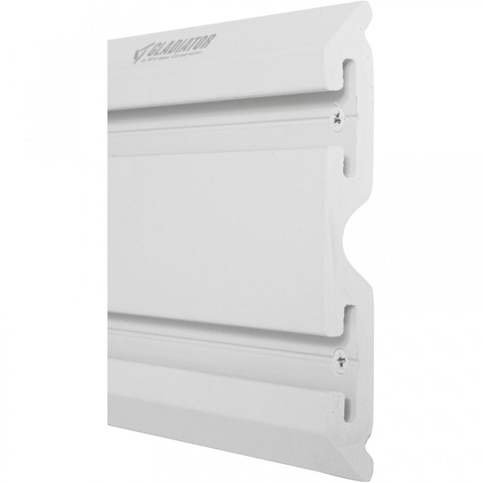 Canaux GearTrackMD de 4 pi de largeur (ensemble de 2) de Gladiator - gris clair