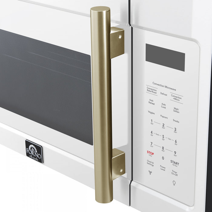 Four a micro-ondes a convection Fornace 30 pouces, au-dessus de la cuisiniere, blanc, 1,5 pi³ - FOTR3038-30WHT