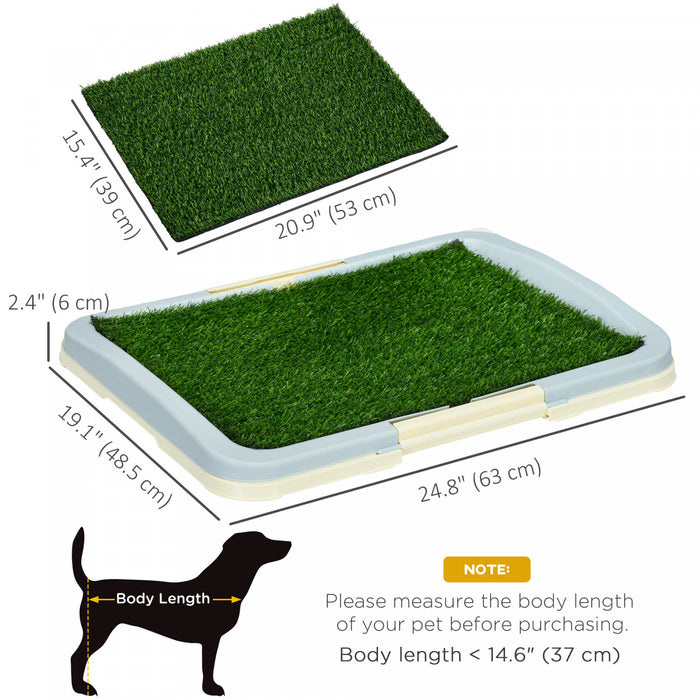 PawHut tapis de proprete en gazon synthetique pour chien