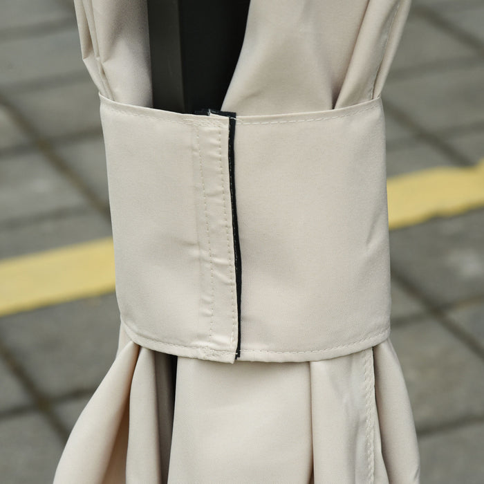 Outsunny Ensemble De Parois Laterales De Rechange Universelles Pour Tonnelle De 4 Panneaux Pour La Plupart Des Accessoires De Rideaux D'abri D'exterieur De 10' X 12' Beige