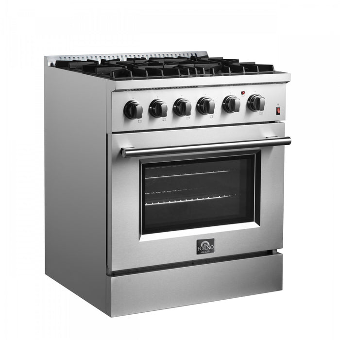 Cuisiniere a double combustible Marco 30 po en acier inoxydable, 4.32 pi³ - FFSGS6197-30