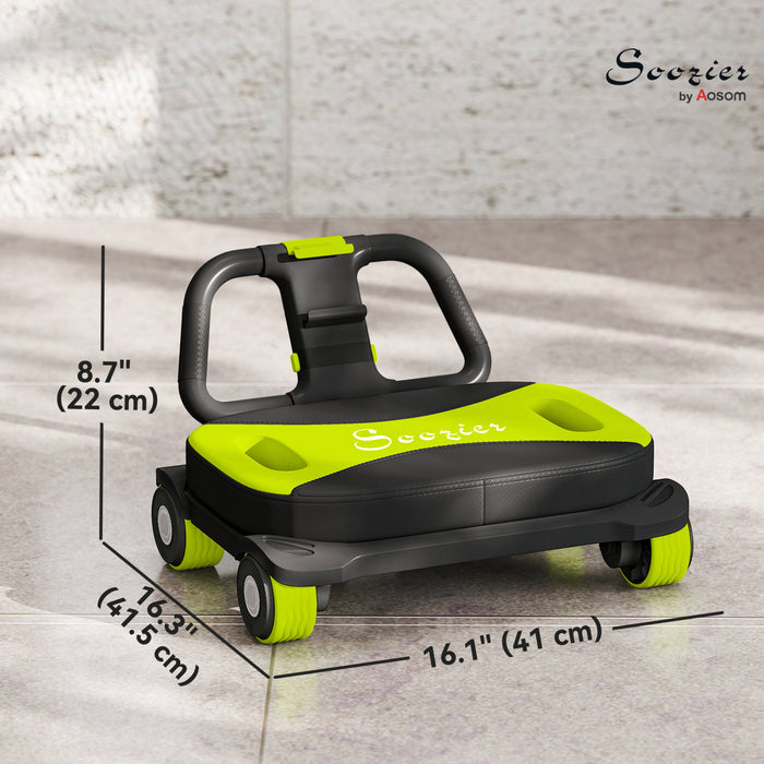 Soozier Roue abdominale a rebond automatique pour salle de sport a domicile