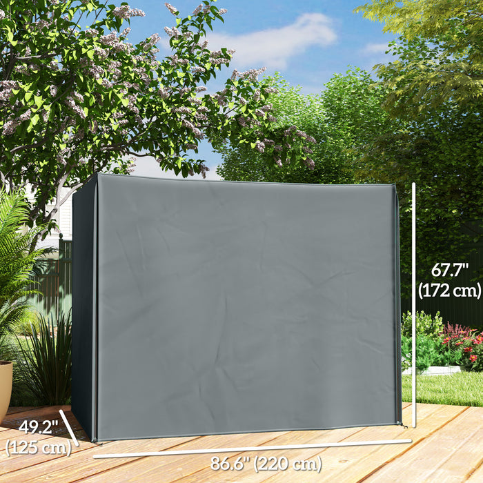 Outsunny Housse pour Balancelle de Jardin 3 Places, Impermeable 420D
