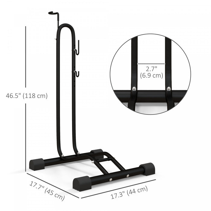 Soozier Porte-velos Vertical Et Horizontal Pour Velos De 6 A 28 Po Et 700c