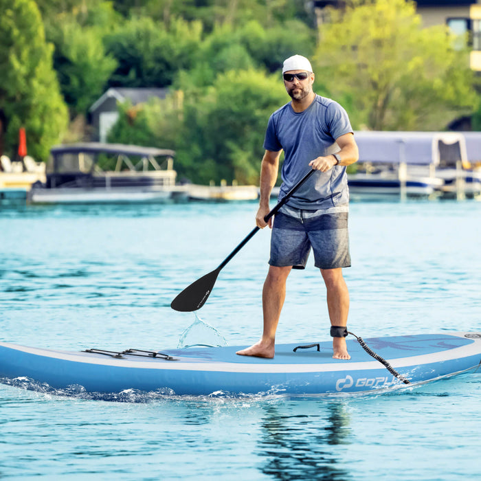 Grand Tableau Gonflable De Sup Goplus, Tableau De Pagaie Portable Avec Des Anneaux 5d