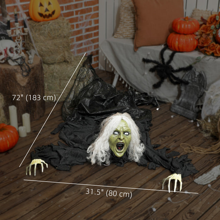 Outsunny Zombie Rampant Anime D'halloween 72\", Accessoires De Fete