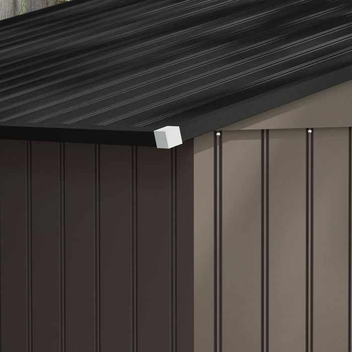 Outsunny Abri De Jardin 9,1' X 6,4' X 6,3' Avec Kit De Fondation En Acier