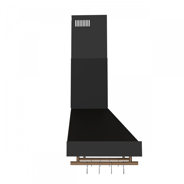 Hotte de cuisiniere murale Venezia de 30 po, noir-FRHWM5503-30BLK