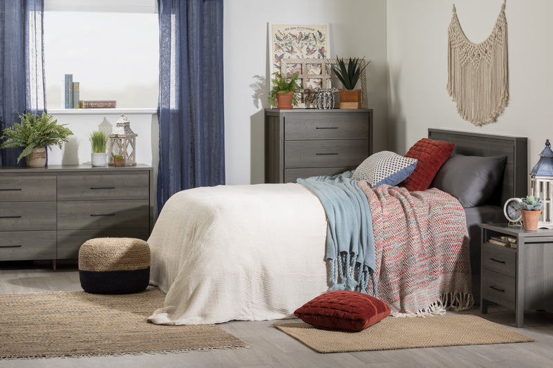 Gravity Commode 5 Tiroirs - Erable Cendre