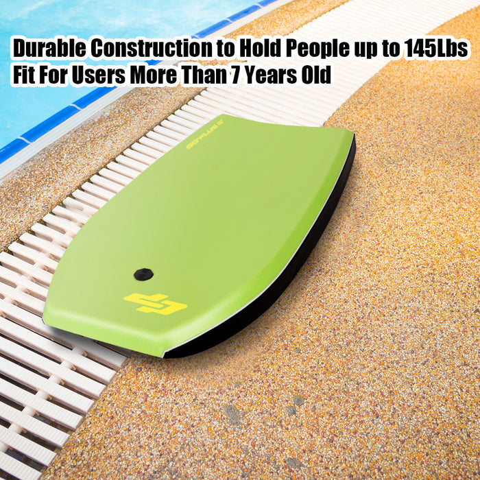Goplus 42\" Super Bodyboard Surfing W / Leash Ixpe Deck Eps Core Embarque