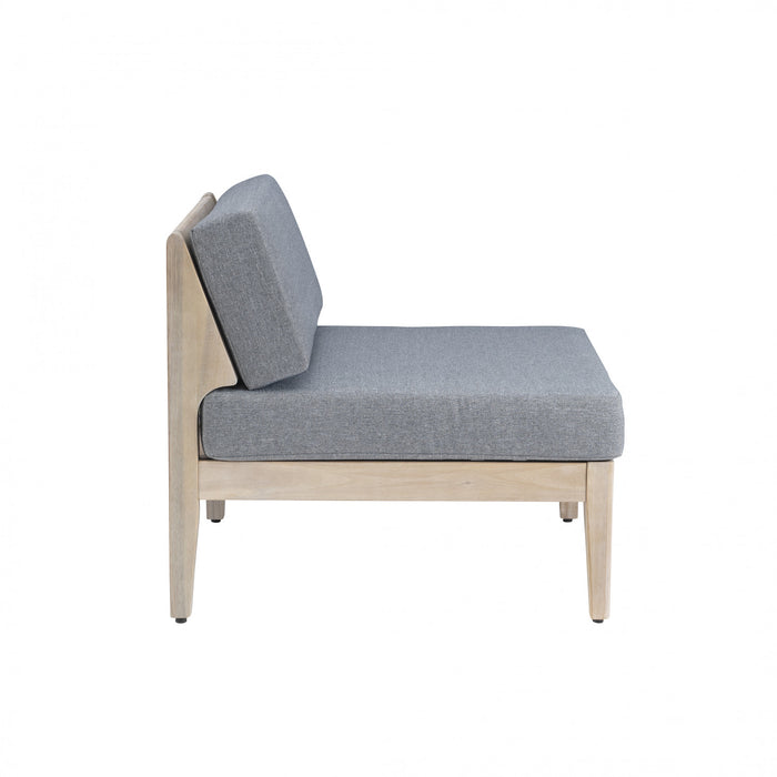 Fauteuil de terrasse Summerlyn en tissu pour l’intérieur et l’extérieur - naturel