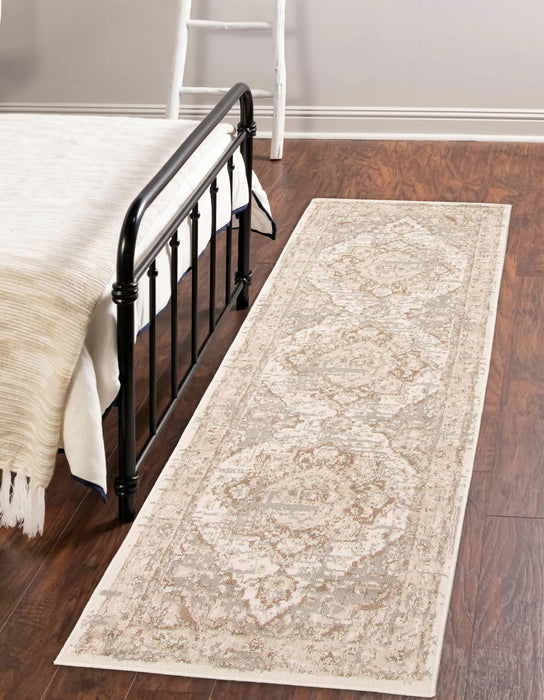 Carpette Priya beige - 2 pi 8 po x 8 pi 2 po