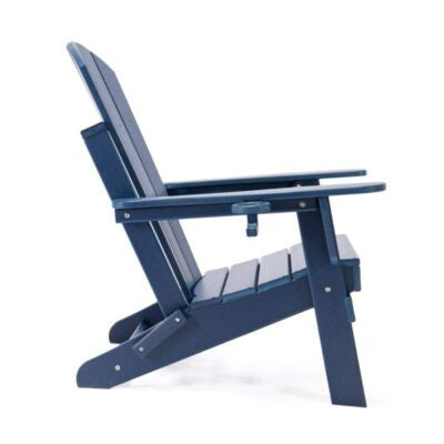Chaise Adirondack Lake Country Outdoors en polyethylene haute densite - Bleue