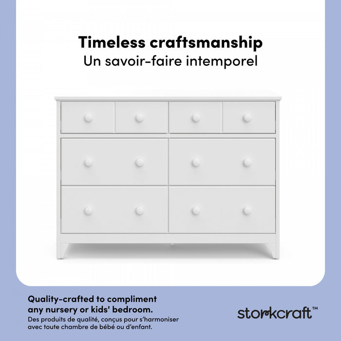 Storkcraft Moss 6 Commode a tiroirs - Blanc