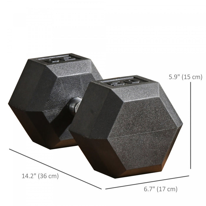 Soozier Halteres 50 lb/lot de 2 pour exercices cardio a domicile