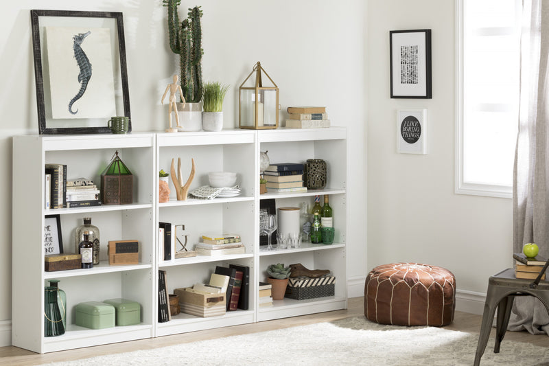 Axess Etagere 3 Tablettes - Blanc Solide