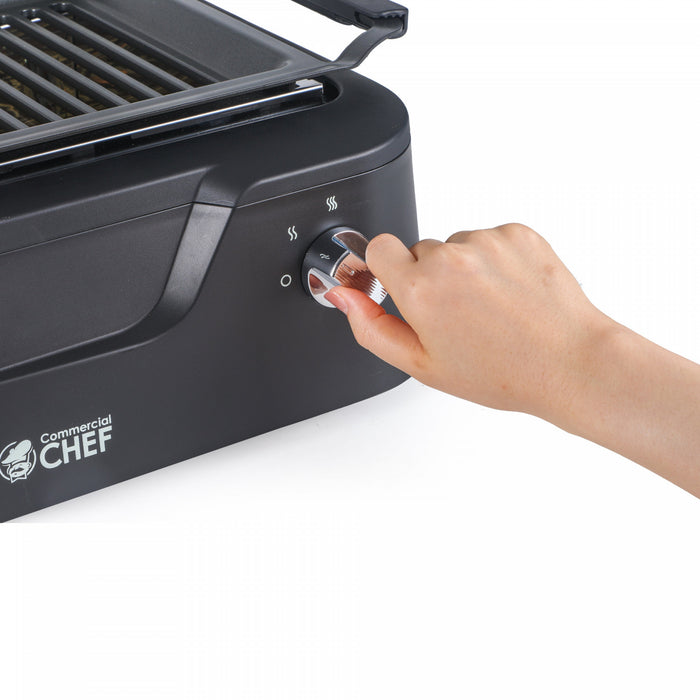 Gril infrarouge sans fumee d'interieur CHK Serie commerciale Chef