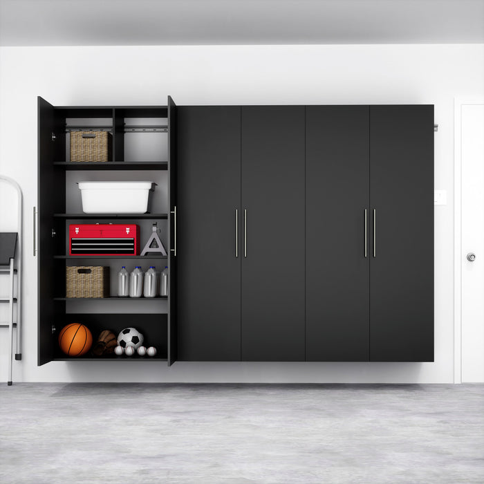 Hangups Armoire De Rangement De Garage 108 Pouces, Ensemble E De 3 Pieces – Noir