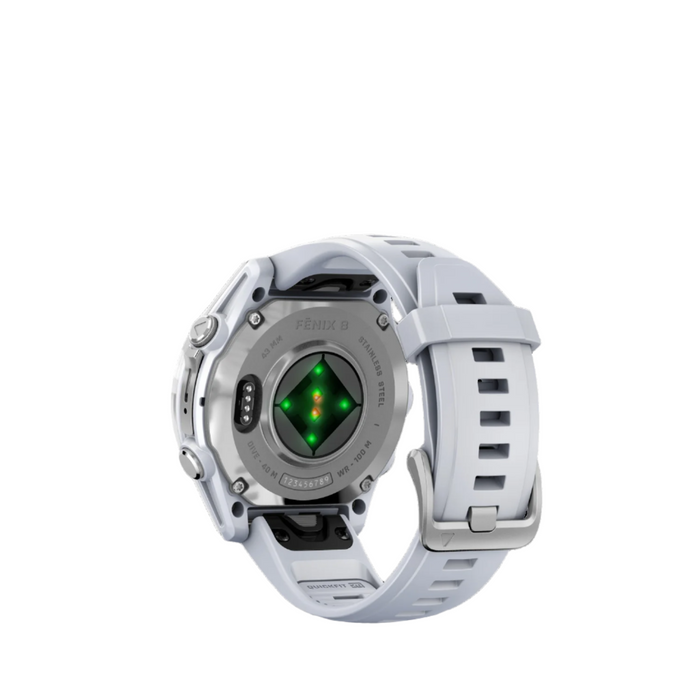  Silver With Whitestone Silicone Band