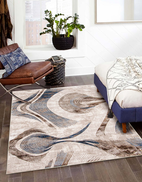 Carpette Amara taupe - 8 pi 0 po x 10 pi 0 po   